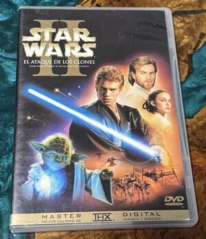 Star Wars 2 El Ataque De Los Clones 2 DVDs